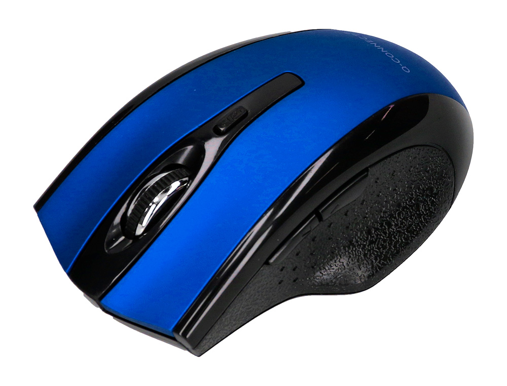 RATON Q-CONNECT OPTICO INALAMBRICO 1000 DPI RECEPTOR USB 2,4 GHZ AZUL
