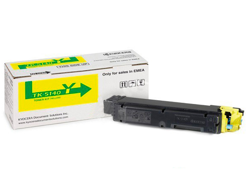 TONER TK-5140Y KYOCERA ECOSYS M6530CDN, M6530CDN/KL3, P6130CDN, P6130CDN/KL3 AMARILLO TK5140