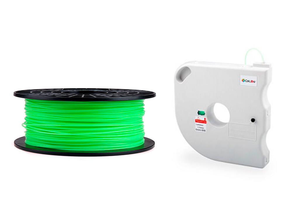 FILAMENTO 3D COLIDO PLA LUMINOSO 1,75 MM 1 KG VERDE