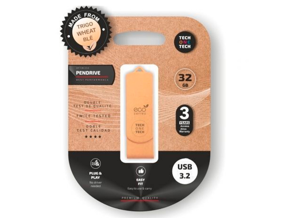 MEMORIA USB TECH ONE TECH ECOTECH BIODEGRADABLE 32 GB USB 3.2