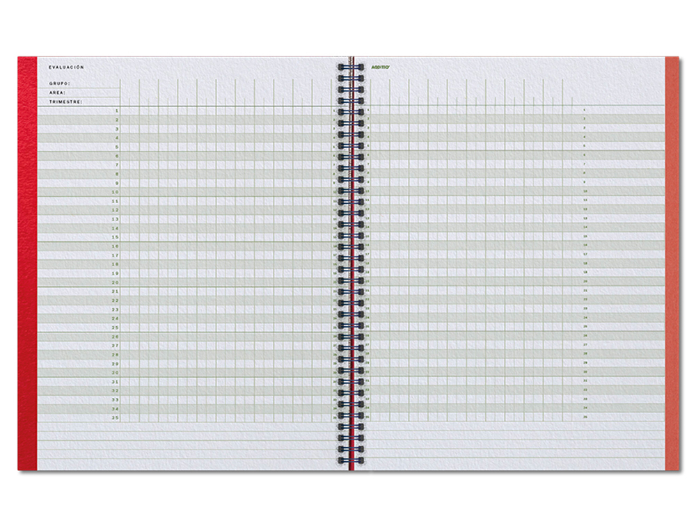 CUADERNO AULA PLANNER ADDITIO DIN A4 160 PAGINAS PLAN ANUAL Y MENSUAL CON PROGRAMACION Y EVALUACION