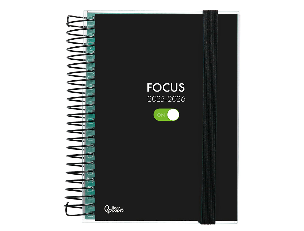 AGENDA ESCOLAR LIDERPAPEL 25-26 ESPIRAL PERSONALIZABLE SEMANA VISTA A5 BILINGE PAPEL FSC 70 GR