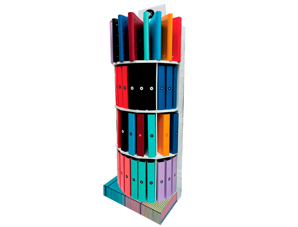 CARPETA ANTARTIK EXPOSITOR DE SUELO CARTON CON 80 UNIDADES SURTIDAS 40X150X60 CM