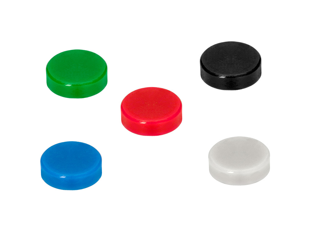 IMAN PARA SUJECION Q-CONNECT IDEAL PARA PIZARRAS MAGNETICAS35 MM COLORES SURTIDOS CAJA DE 10 UNIDADES