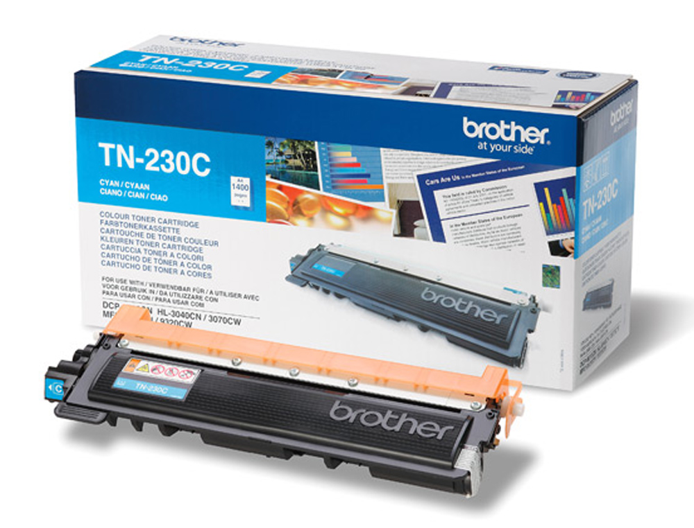 TONER BROTHER TN-230 CIAN -1.400PAG- HL-3040CN HL-3070CW DCP-9010CN MFC-9120CN MFC-9320CW