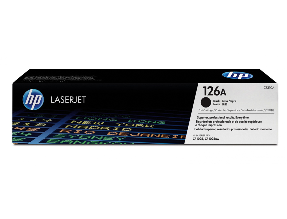 TONER HP LASERJET CP1025 MFP M175A CE310A NEGRO -1200 PAG-