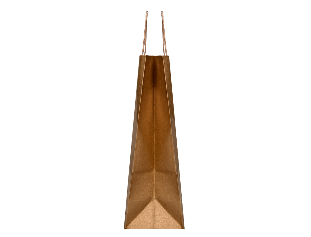 BOLSA KRAFT Q-CONNECT NATURAL ASA RETORCIDA 240X100X310 MM