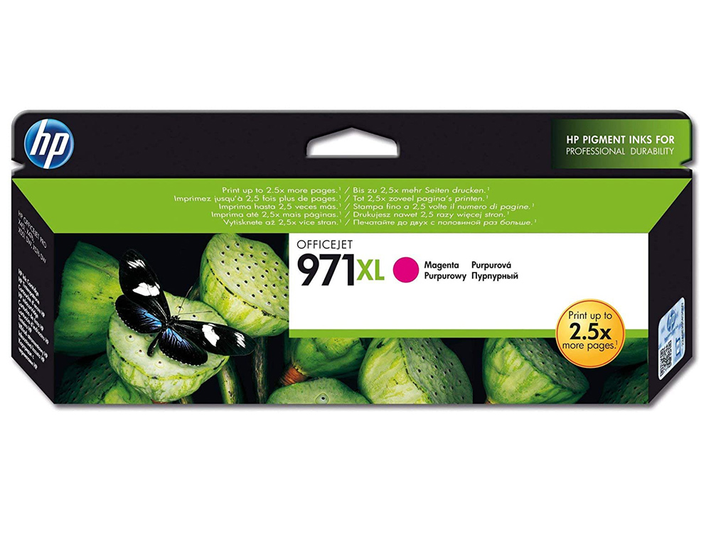 INK-JET HP 971XL X451DN X451DW/551DW X476DN X476DW X576DW MAGENTA 6600 PAG