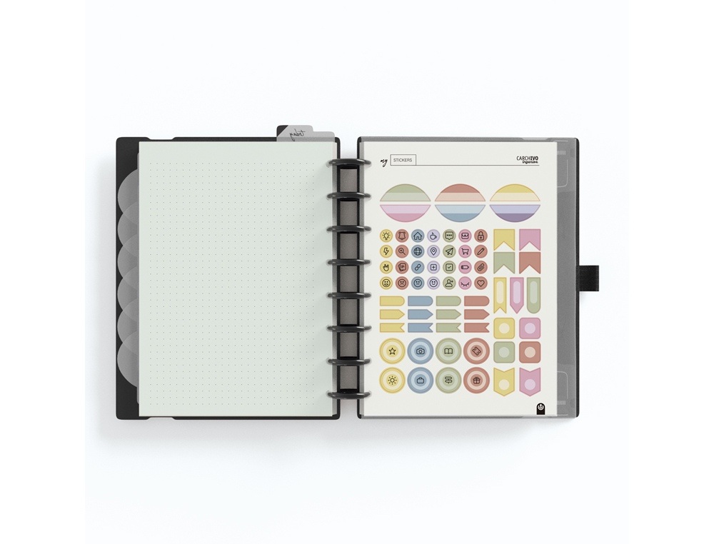 CUADERNO CARCHIVO MY PLANNER INGENIOX CLASSIC DIN A5 240 HOJAS COLOR NEGRO