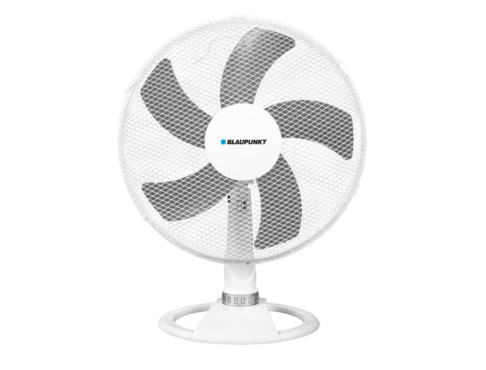 VENTILADOR BLAUPUNKT SOBREMESA 5 ASPAS 3 VELOCIDADES 40CM 50 W